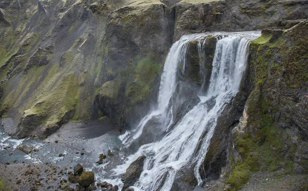 Air Terjun Fagrifoss Islandia — Stok Foto