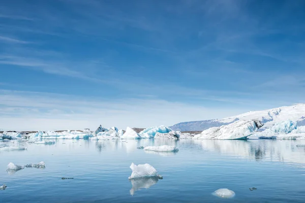 Jokulsarlon Glaciar Lagoa Gelo Islândia — Fotografia de Stock