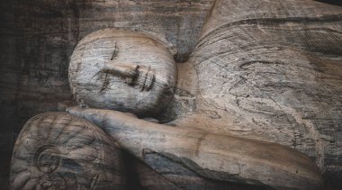 Polonnaruwa, Sri Lanka 'nın tarihi kalıntıları.