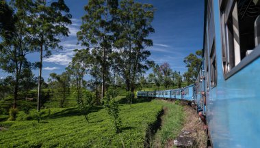 Ella, Sri Lanka 'da ünlü tren yolculuğu.