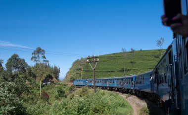 Ella, Sri Lanka 'da ünlü tren yolculuğu.