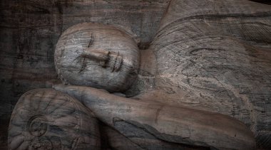 Polonnaruwa, Sri Lanka 'nın tarihi kalıntıları.