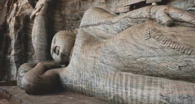 Polonnaruwa, Sri Lanka 'nın tarihi kalıntıları.