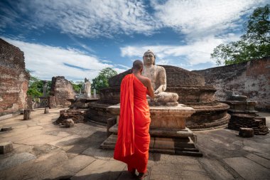 Polonnaruwa, Sri Lanka 'nın tarihi kalıntıları.