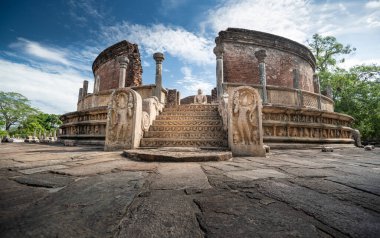 Polonnaruwa, Sri Lanka 'nın tarihi kalıntıları.