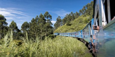 Ella, Sri Lanka 'da ünlü tren yolculuğu.