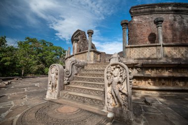 Polonnaruwa, Sri Lanka 'nın tarihi kalıntıları.