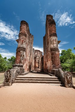 Polonnaruwa, Sri Lanka 'nın tarihi kalıntıları.