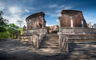 Polonnaruwa, Sri Lanka 'nın tarihi kalıntıları.