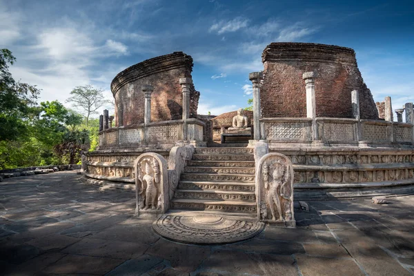 Polonnaruwa Sri Lanka Nın Tarihi Kalıntıları — Stok fotoğraf