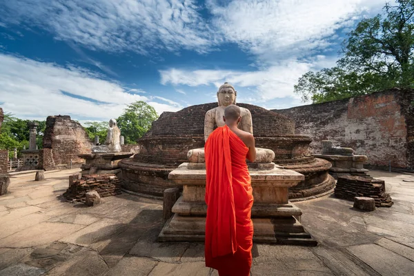 Polonnaruwa Sri Lanka Nın Tarihi Kalıntıları — Stok fotoğraf