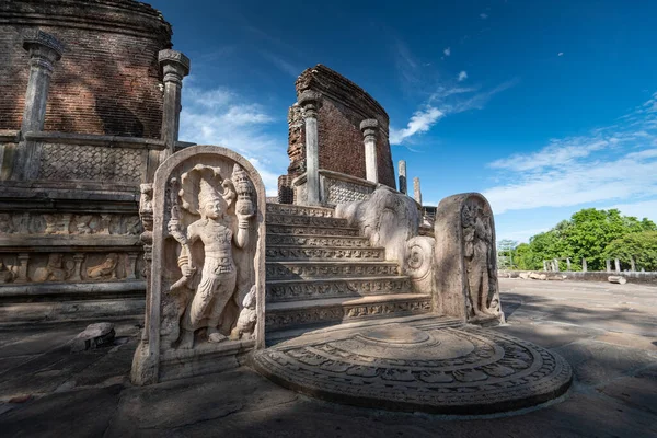 Rovine Della Storica Città Polonnaruwa Sri Lanka — Foto Stock