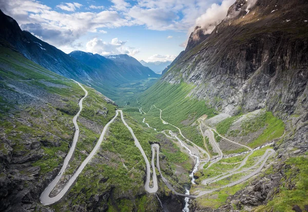 Famosa Estrada Trollstigen Noruega — Fotografia de Stock