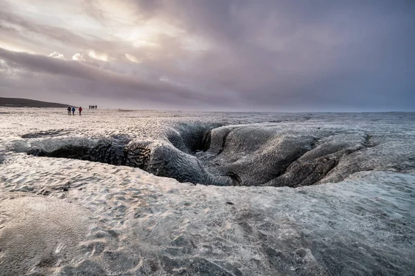 Чудовий Краєвид Льодовику — стокове фото