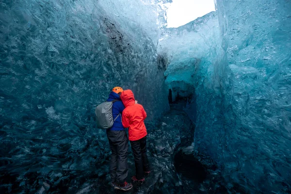 Einer Gletschereishöhle Island — Stockfoto