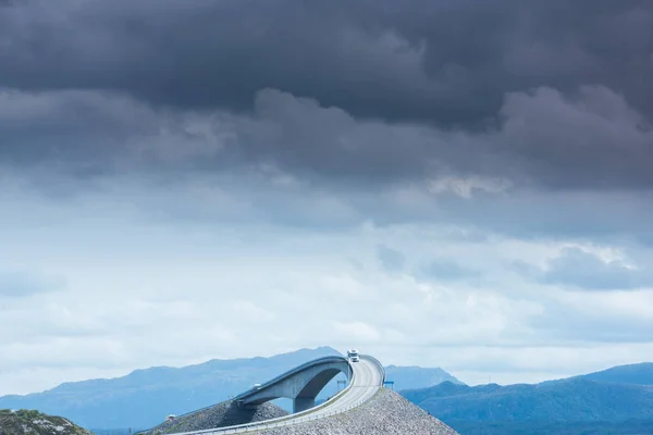 Atlantic Ocean Road Noruega — Foto de Stock