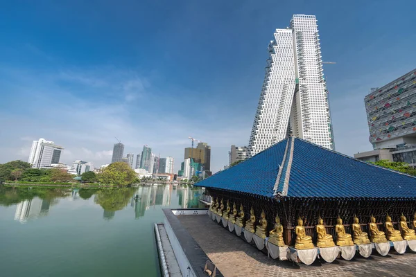 Prachtige Colombo Stadsgebouwen Skyline Sri Lanka — Stockfoto