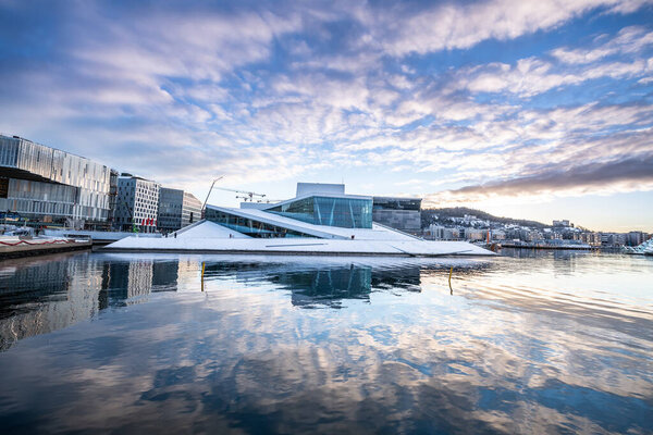 Oslo city in the Winter, Norway