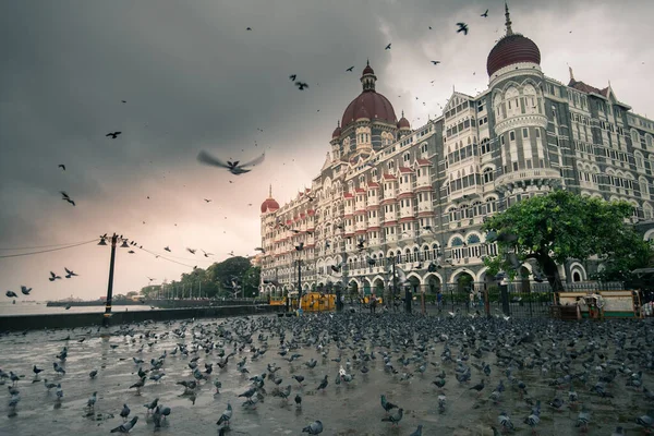 Taj Hotel Perto Gateway Índia Mumbai Índia — Fotografia de Stock