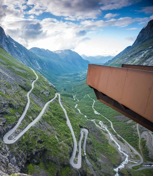 Famosa Estrada Trollstigen Noruega — Fotografia de Stock