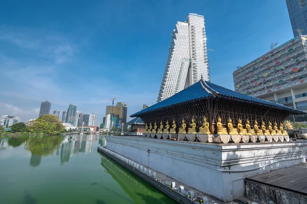 Hermosos Edificios Ciudad Colombo Horizonte Sri Lanka — Foto de Stock