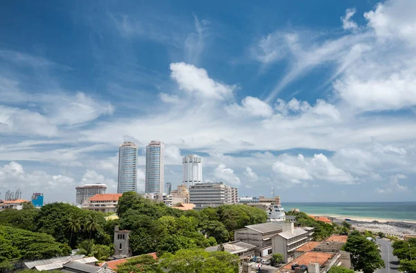 Ciudad Colombo Skyline Sri Lanka — Foto de Stock