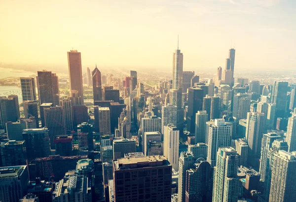 Chicago City Skyline Amerika Serikat — Stok Foto