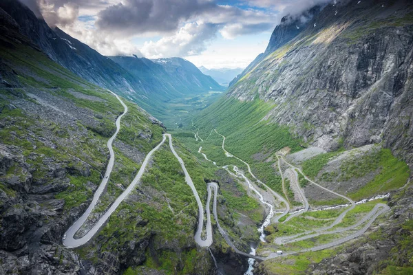 Famosa Estrada Trollstigen Noruega — Fotografia de Stock