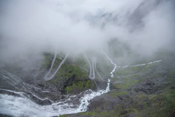 Beroemde Trollstigen Weg Noorwegen — Stockfoto