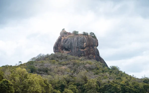 Sigiriya Leeuw Rots Fort Uit Pidurangala Rots Sri Lanka — Stockfoto