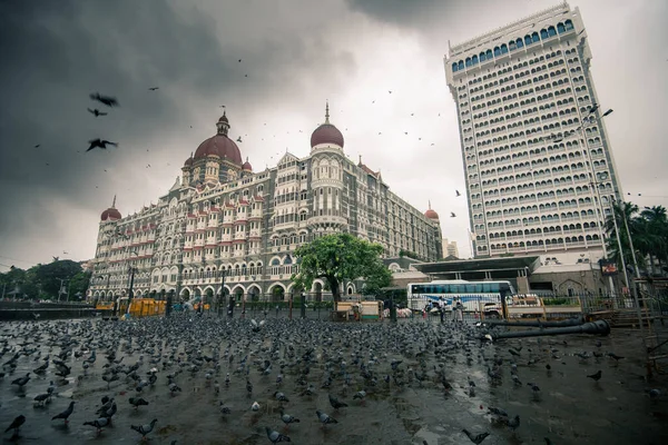 Taj Hotel Perto Gateway Índia Mumbai Índia — Fotografia de Stock