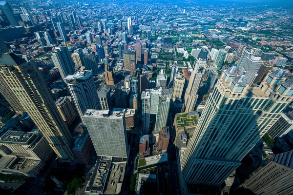 Ciudad Chicago Skyline Estados Unidos —  Fotos de Stock