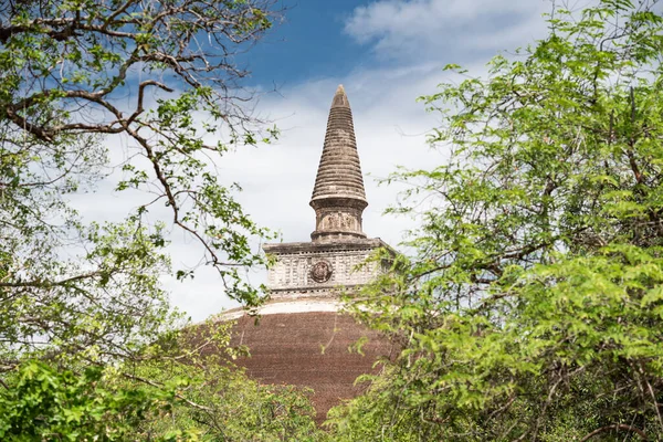 Reruntuhan Kota Bersejarah Polonnaruwa Sri Lanka — Stok Foto