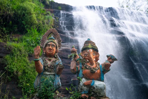 Dunsinane Waterfalls Pundaluoya Sri Lanka — Stock Photo, Image