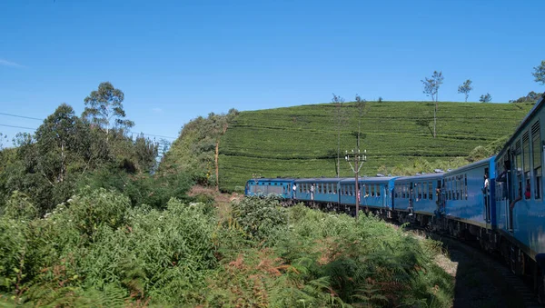 Berühmte Zugfahrt Ella Sri Lanka — Stockfoto