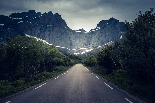 Gyönyörű Táj Lofoten Szigeteken Nyáron Norvégiában — Stock Fotó