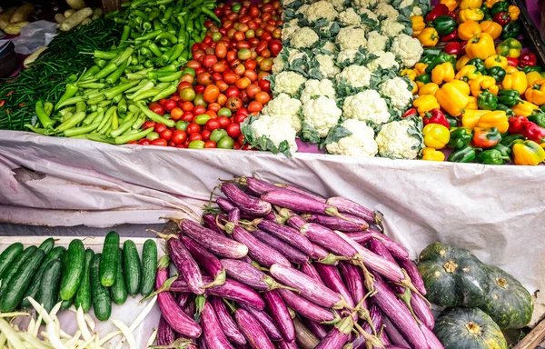 Vários Vegetais Tabela — Fotografia de Stock