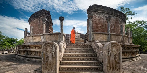 Ruinas Histórica Ciudad Polonnaruwa Sri Lanka — Foto de Stock