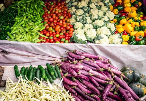 Diverse Groenten Tabel — Stockfoto