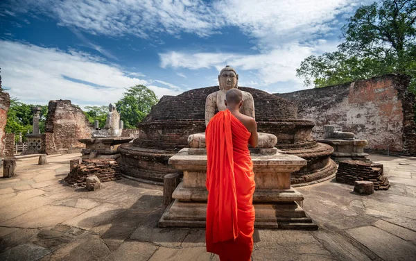 Polonnaruwa Sri Lanka Nın Tarihi Kalıntıları — Stok fotoğraf