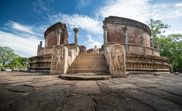 Polonnaruwa Sri Lanka Nın Tarihi Kalıntıları — Stok fotoğraf