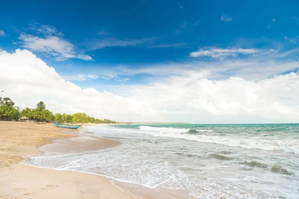Красивый Пляжный Пейзаж Шри Ланки — стоковое фото