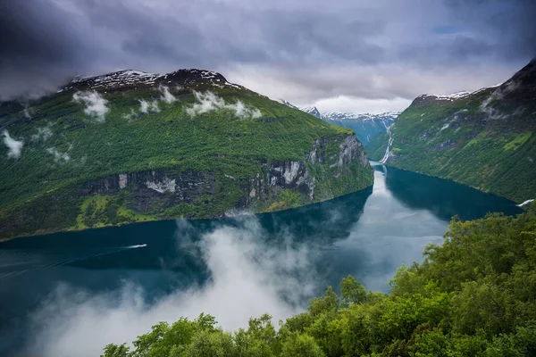 Hermoso Paisaje Geiranger Geirangerfjord Noruega — Foto de Stock