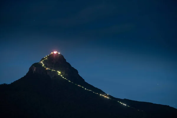 Sri Pada Adams Gipfel Sri Lanka — Stockfoto