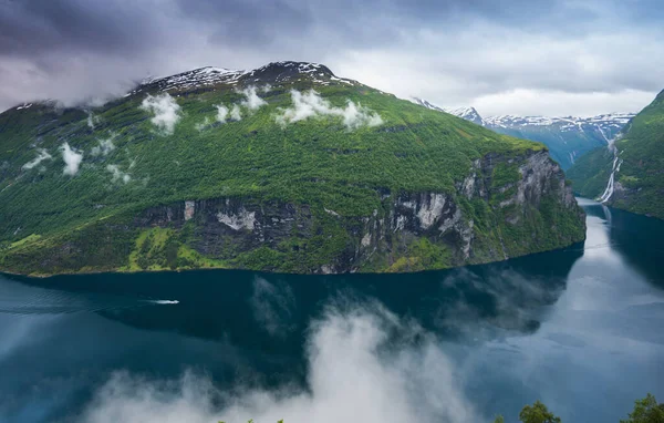 Bellissimo Paesaggio Geiranger Geirangerfjord Norvegia — Foto Stock