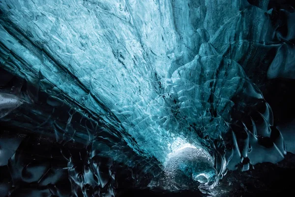 Zlanda Bir Buzul Mağarasında — Stok fotoğraf