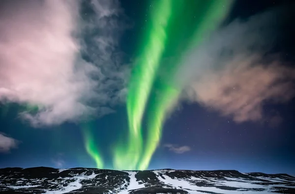 Kuzey Işıkları Aurora Borealis — Stok fotoğraf