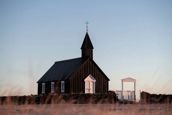 Gereja Hitam Budir Islandia — Stok Foto