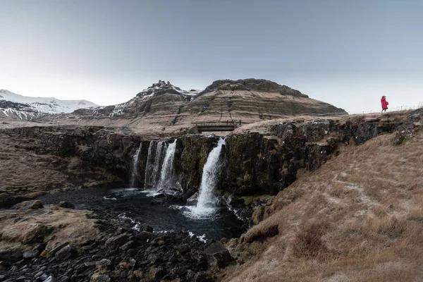 Kirkjufell Półwyspie Snfellsnes Islandii — Zdjęcie stockowe