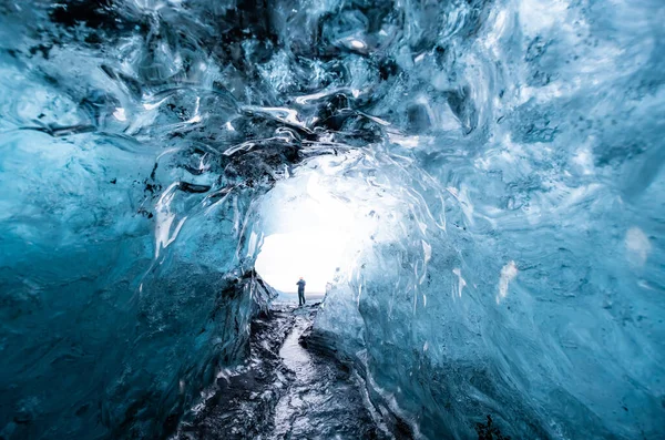 Einer Gletschereishöhle Island — Stockfoto